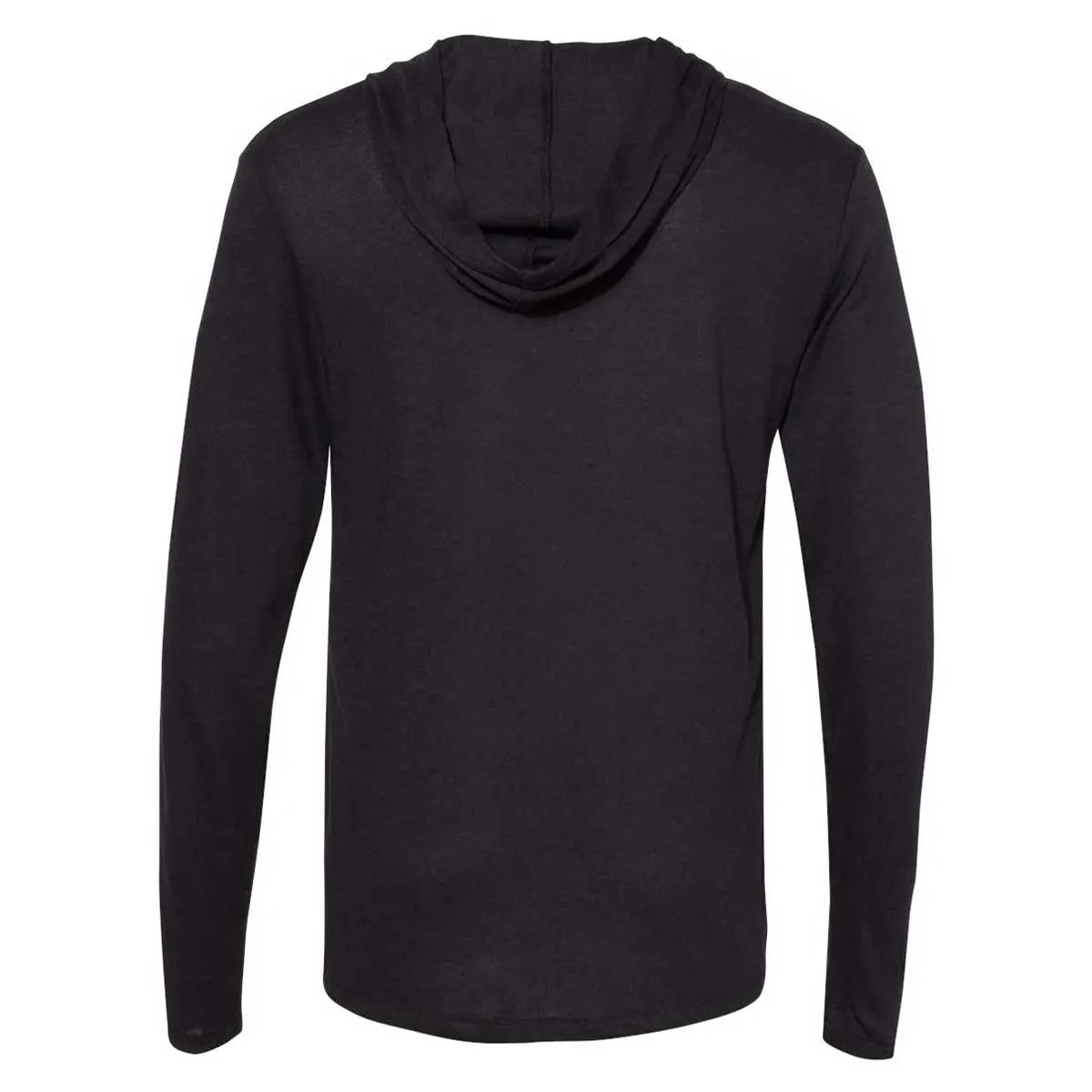 Alternative Apparel Men's Black Vintage Jersey Keeper Hooded Pullover