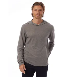 Alternative Apparel Men's Vintage Coal Vintage Jersey Keeper Hooded Pullover