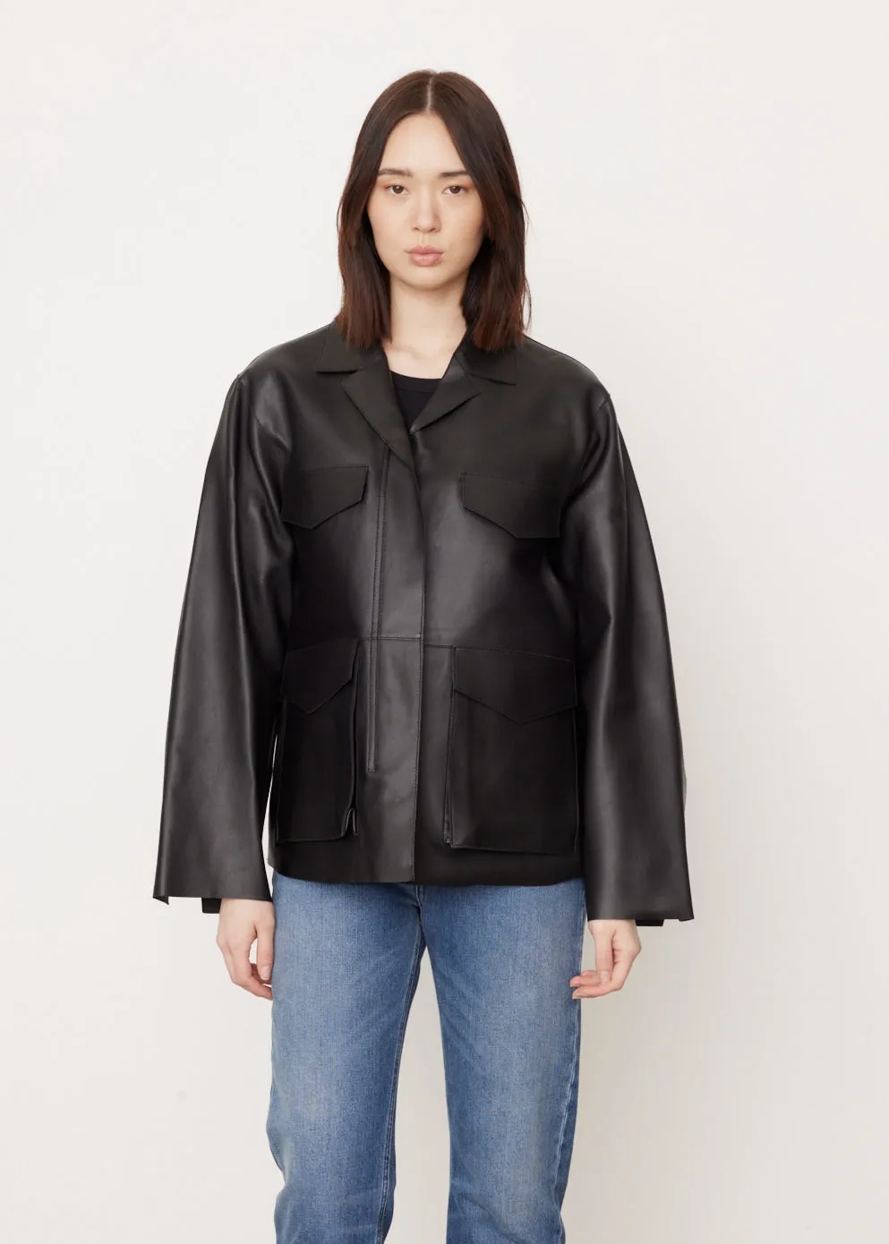 Army Leather Jacket