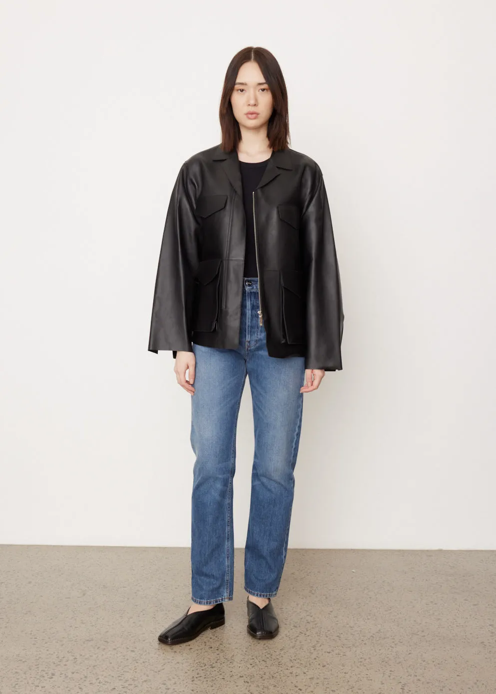 Army Leather Jacket