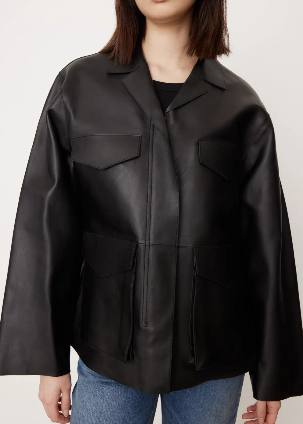 Army Leather Jacket