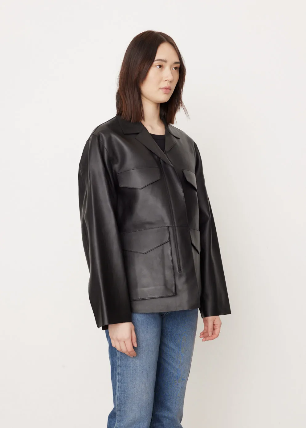Army Leather Jacket