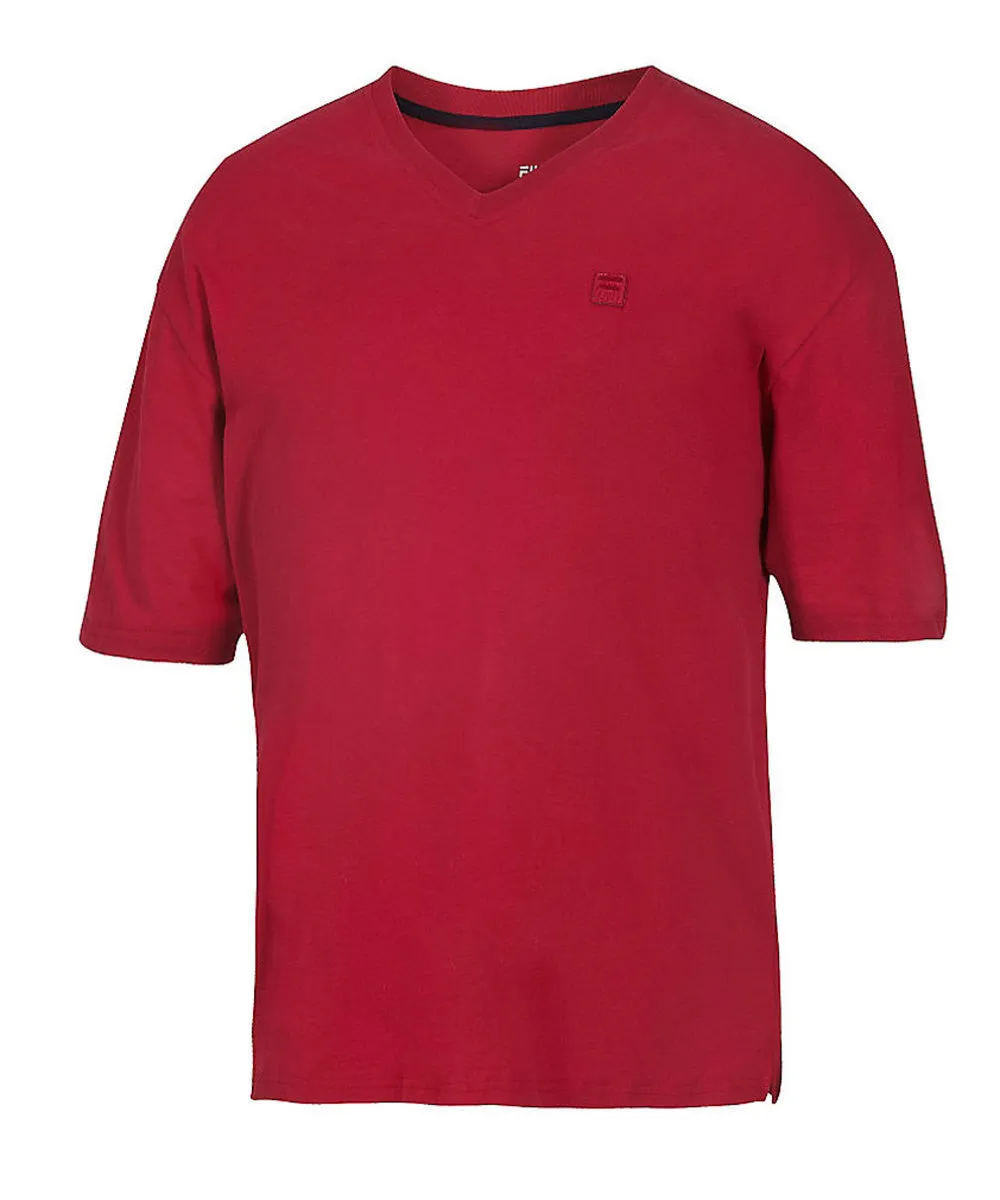 Basic V Neck Tall T-Shirt by Fila