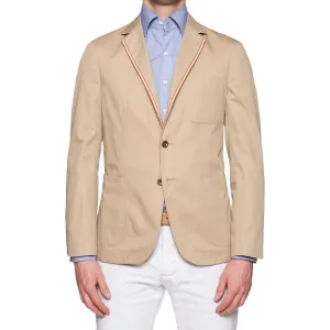 BOGLIOLI Milano Galleria "73" Beige Cotton Blend Unlined Jacket EU 50 NEW US 40