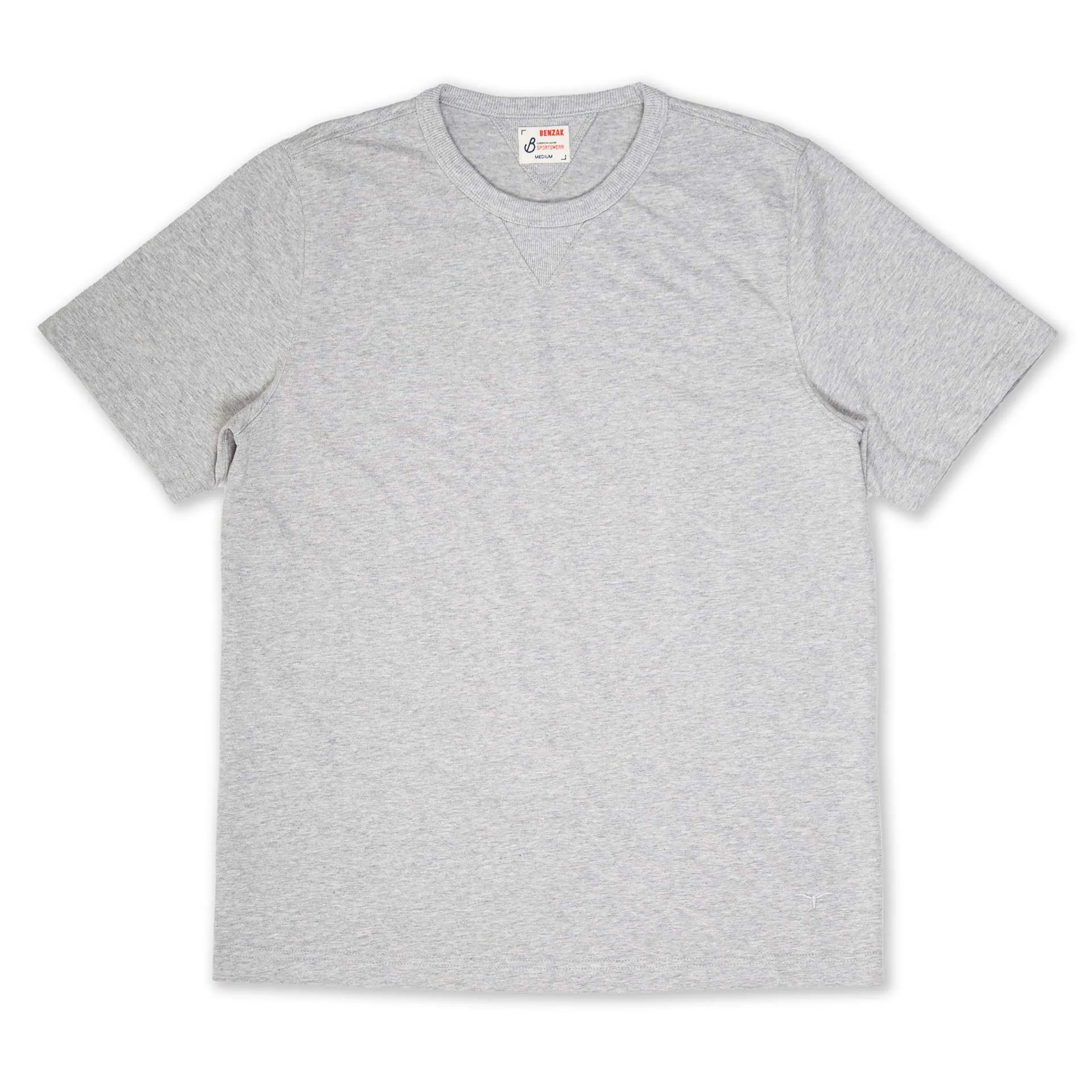 BT-06 GUSSET TEE grey melee extra heavy jersey