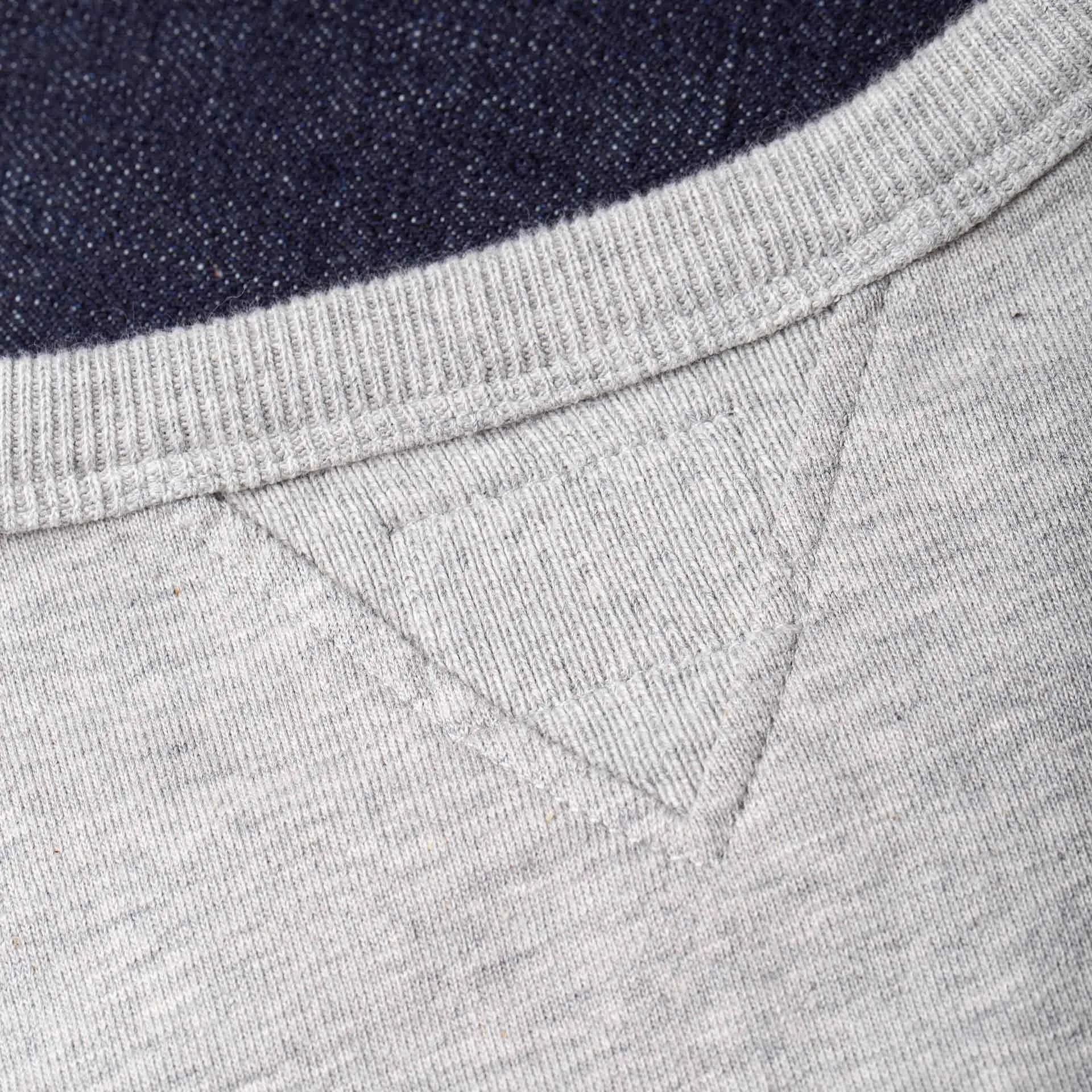 BT-06 GUSSET TEE grey melee extra heavy jersey