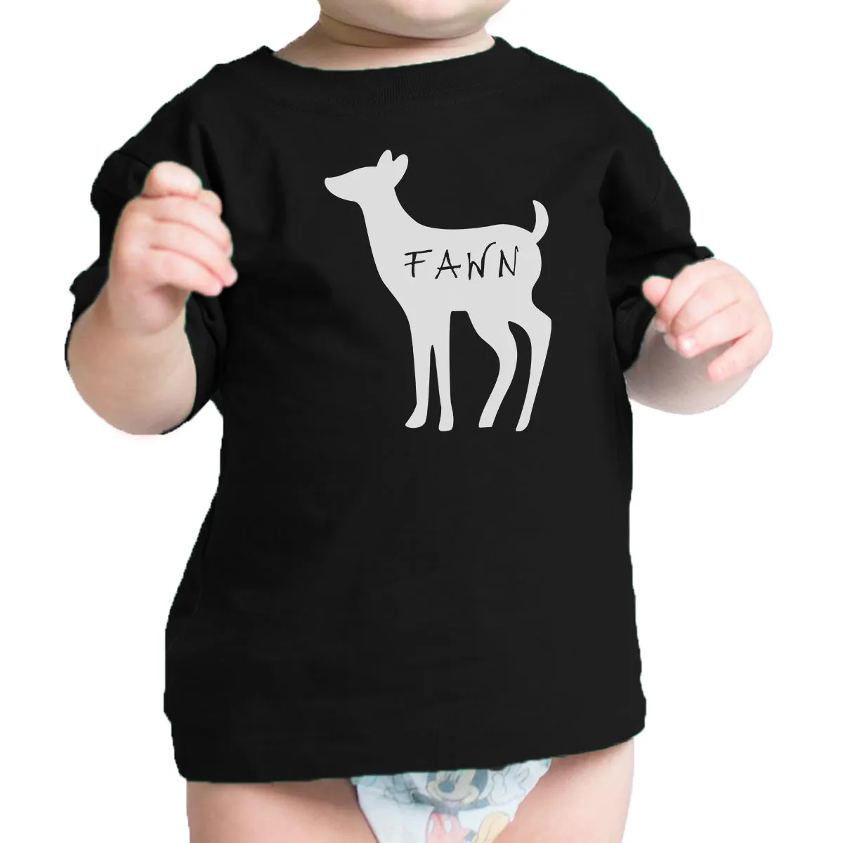 Buck Mens Black T-Shirt Unique Family Matching Shirts For Dad Gifts
