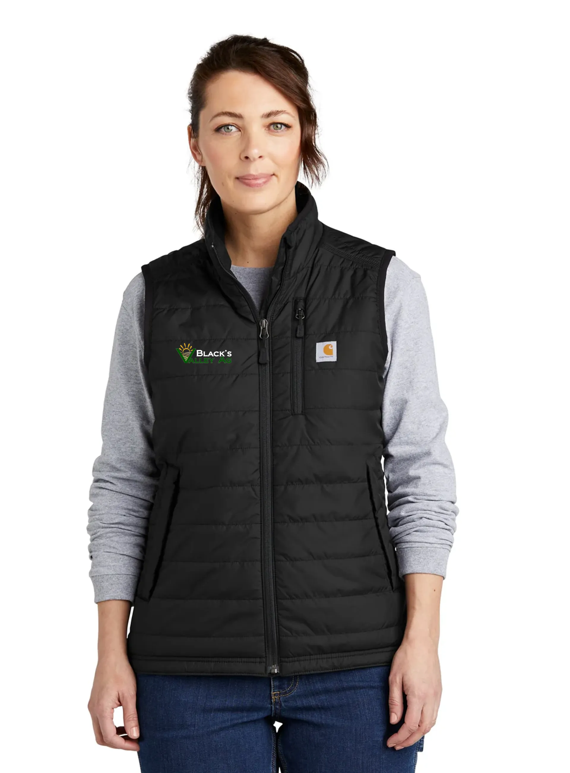 Carhartt Womens Gilliam Vest, Black [Black's Valley AG]