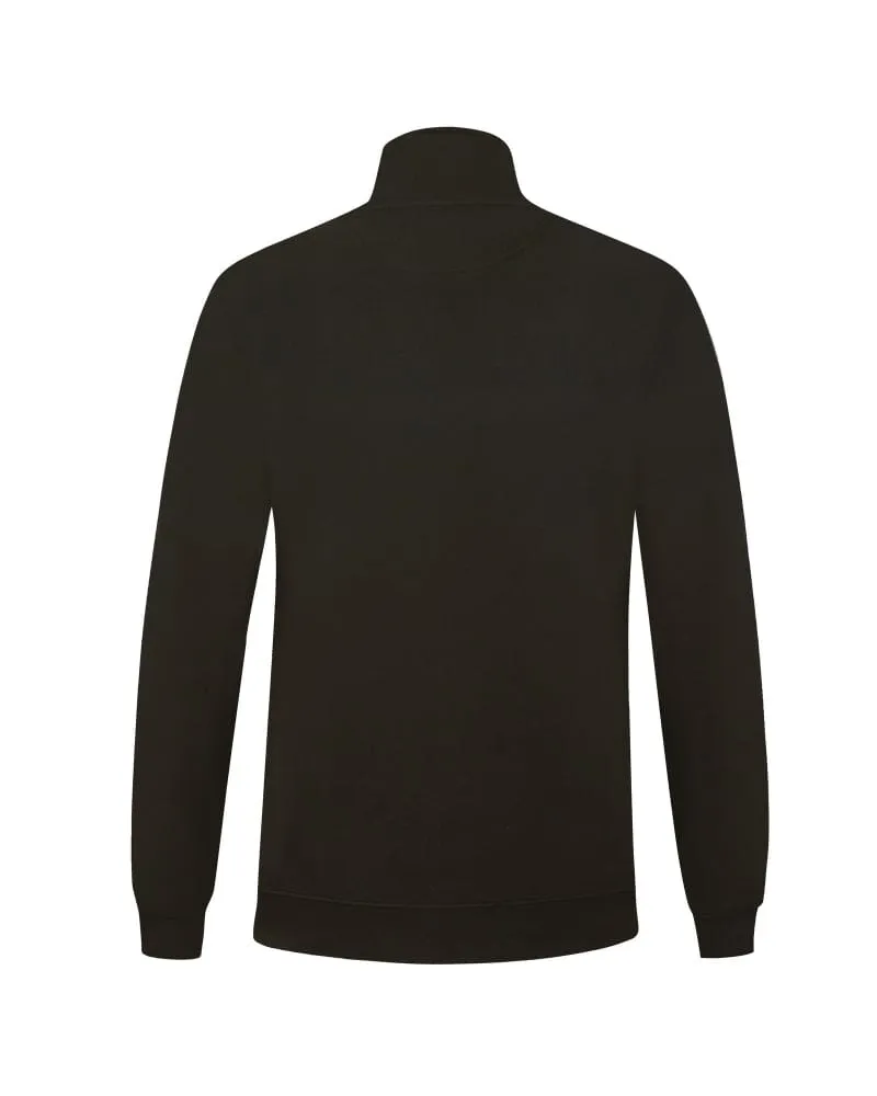 Classic Zipper Fleece Pullover - Moss