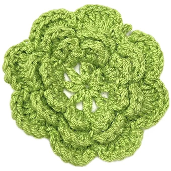 Crochet Flower Sew On Applique Patches