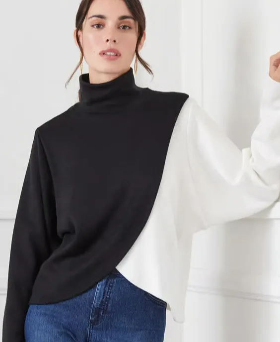 Crossover Colorblock Top [BKI-3L57507]