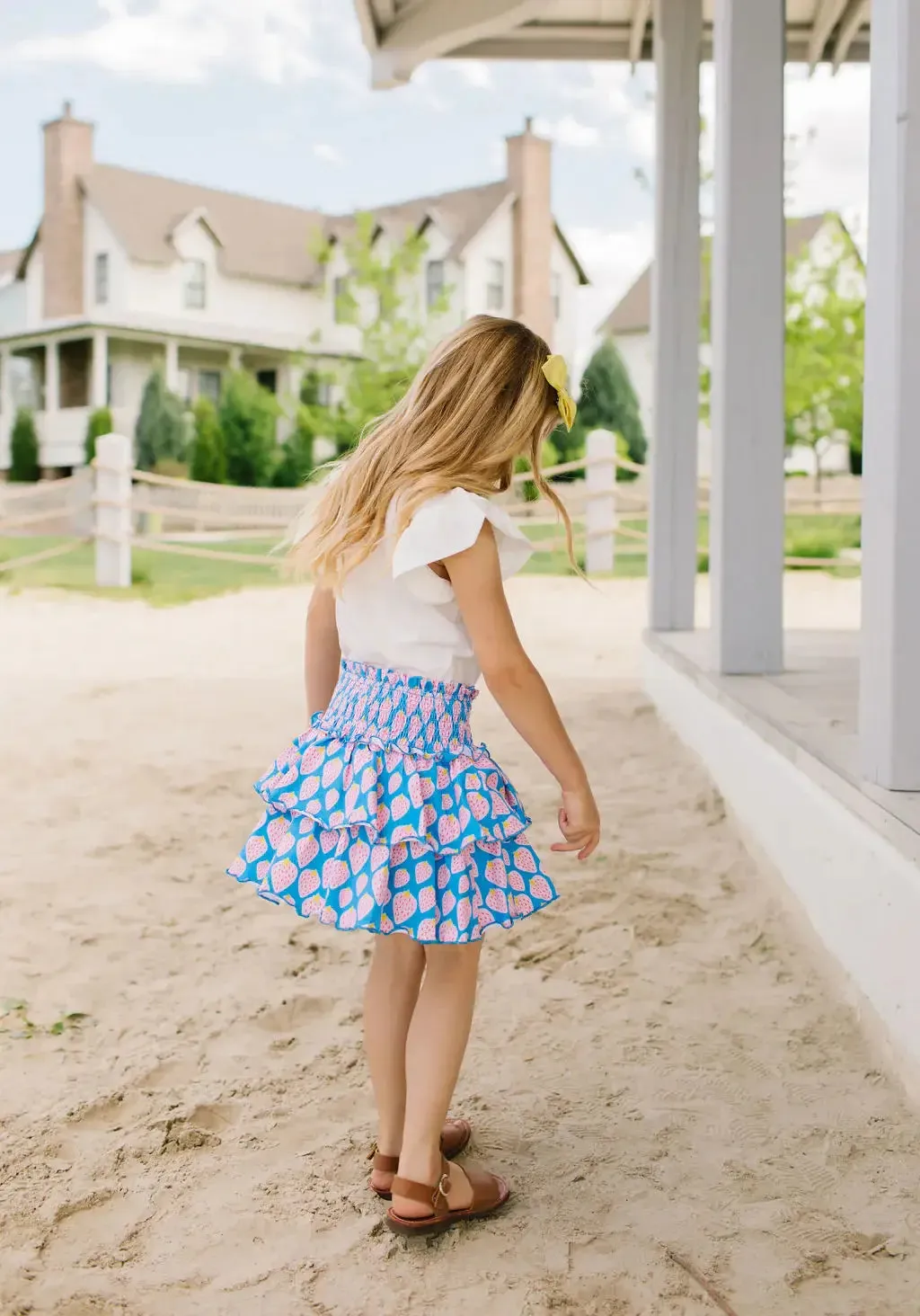 Flutter Tee in White