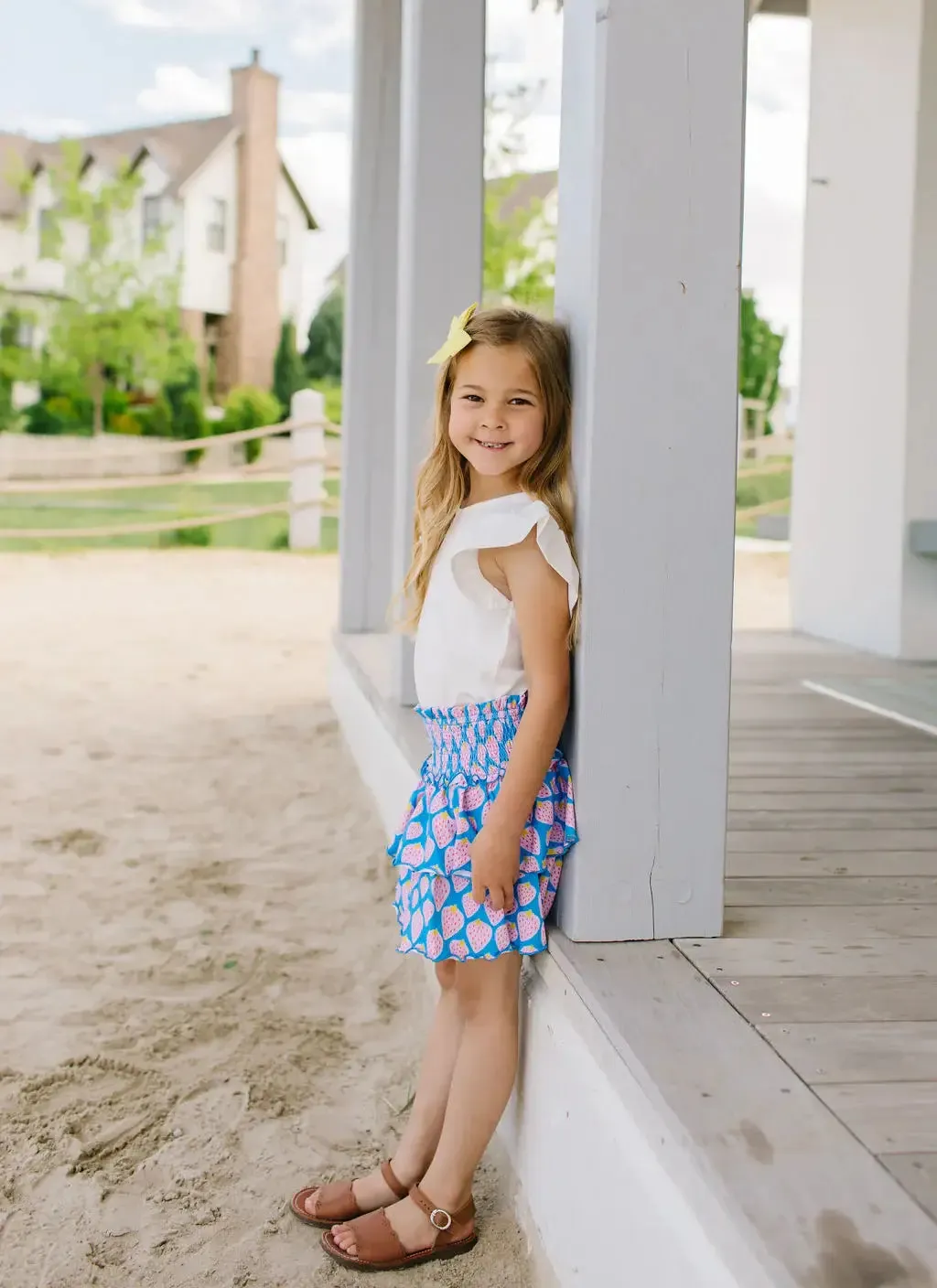 Flutter Tee in White