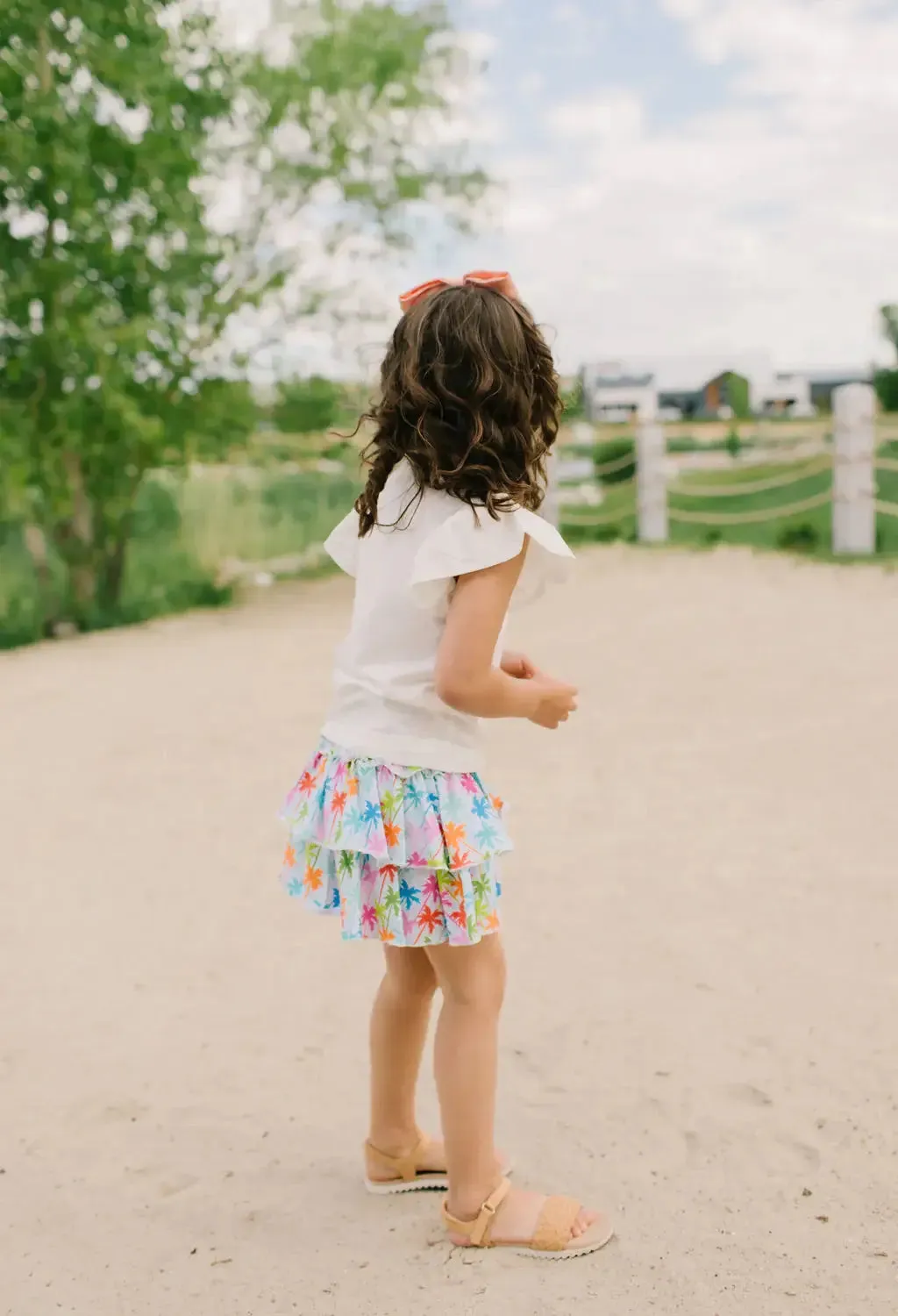 Flutter Tee in White