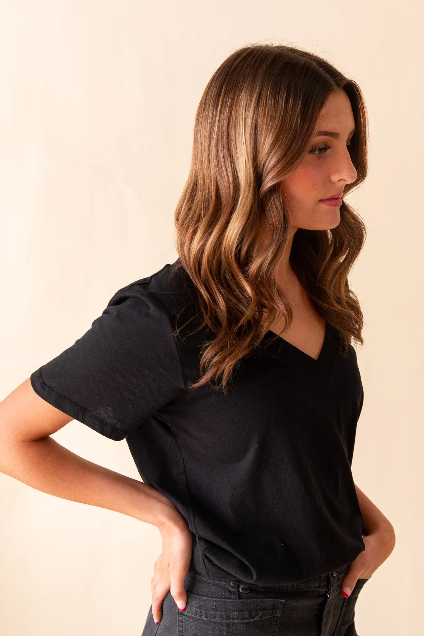 Girlfriend V-Neck Tee