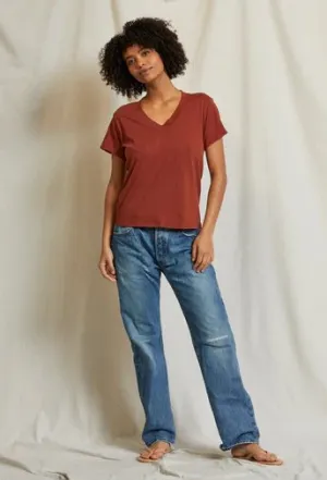 Hendrix - boxy v-neck tee