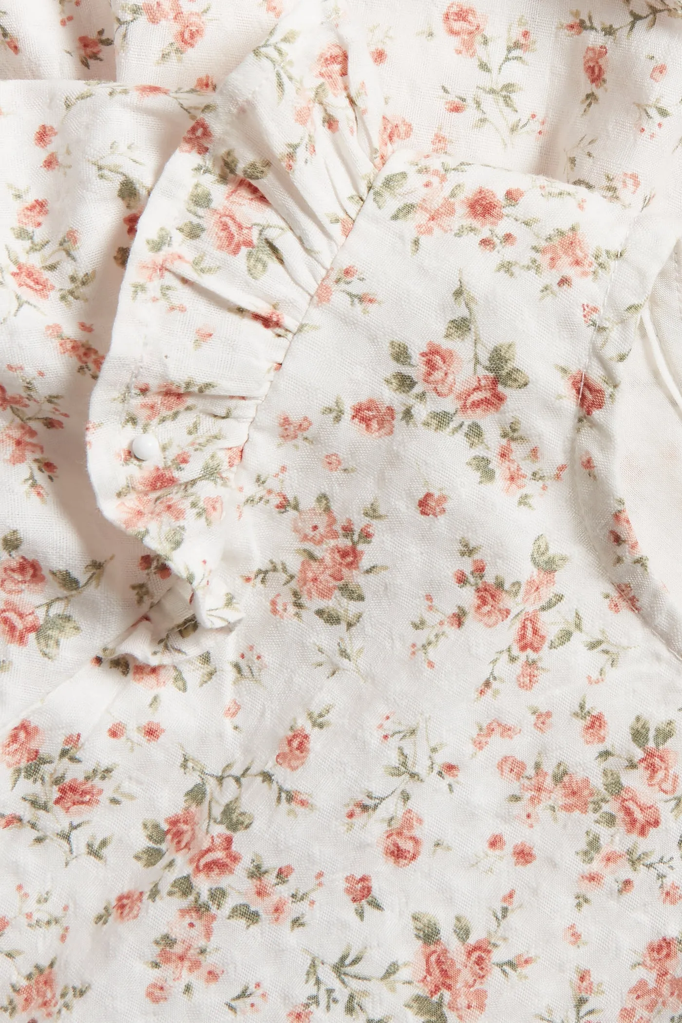 Kids white floral dress
