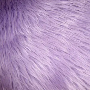 Lavender Luxury Long Pile Shaggy Faux Fur Fabric