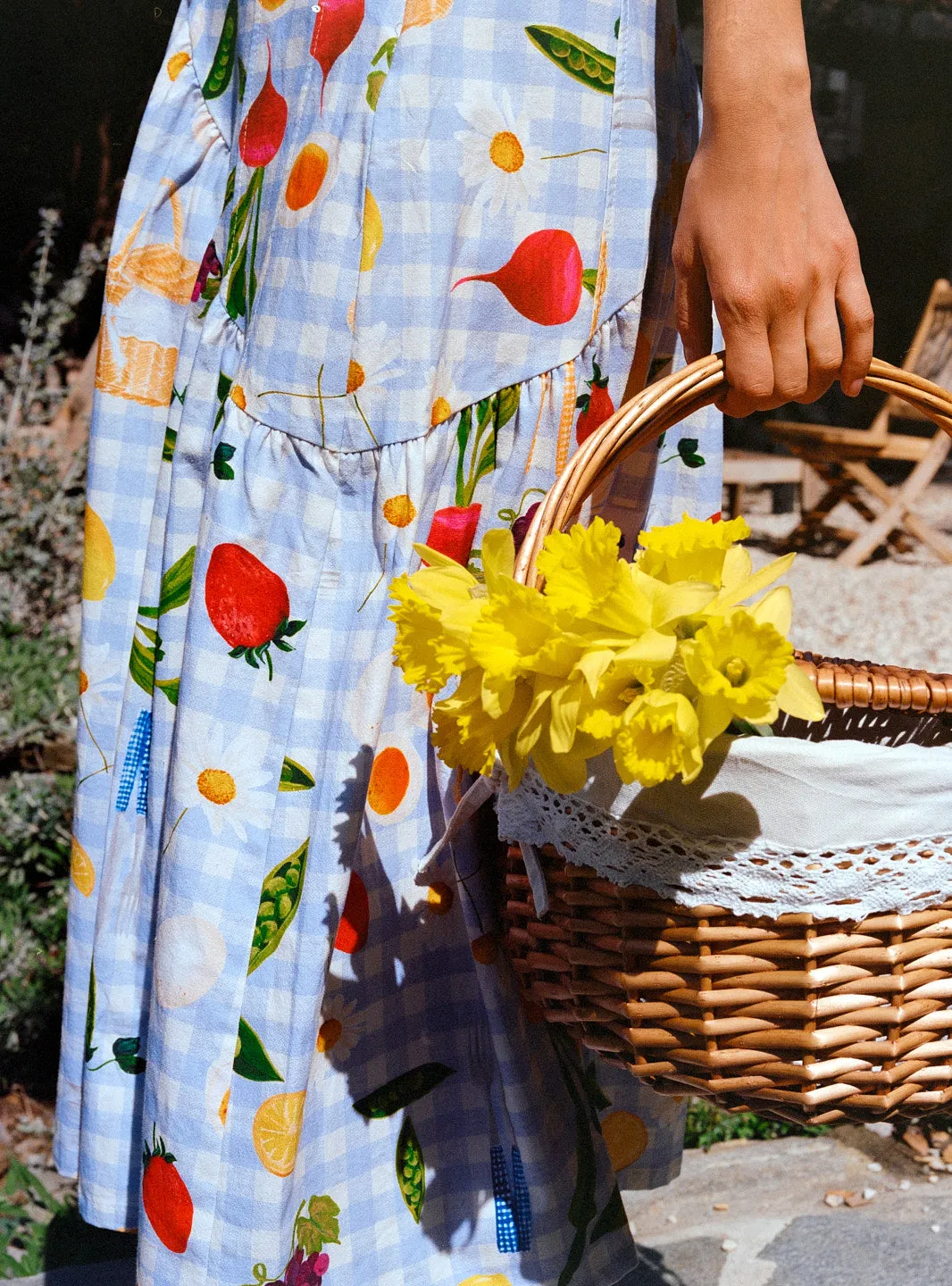 Maeve Midi Skirt - Picnic Alfresco