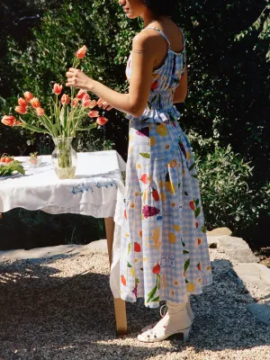 Maeve Midi Skirt - Picnic Alfresco