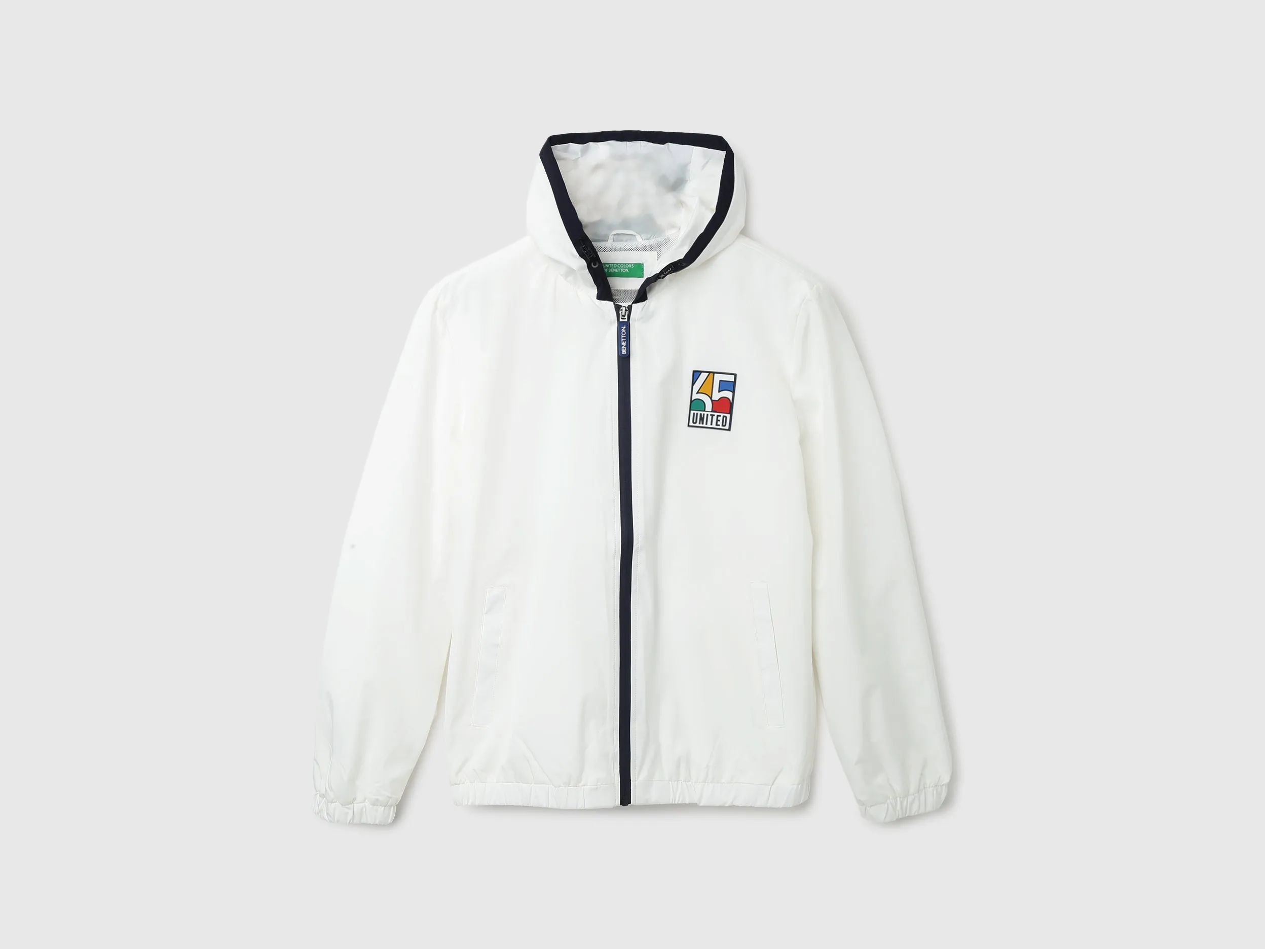 Men Solid Hooded Jacket