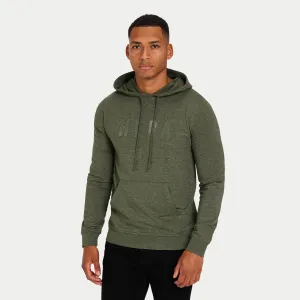 Mens Focus Lightweight Slim Fit Hoodie - Dark Khaki