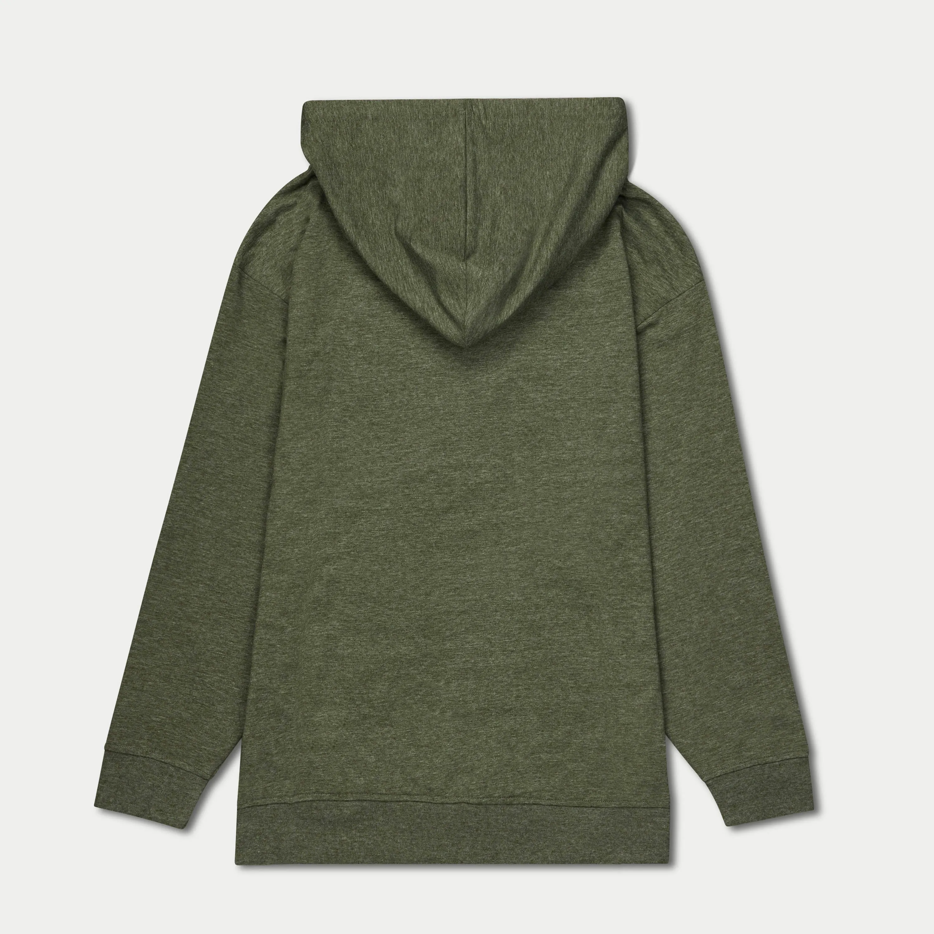Mens Focus Lightweight Slim Fit Hoodie - Dark Khaki