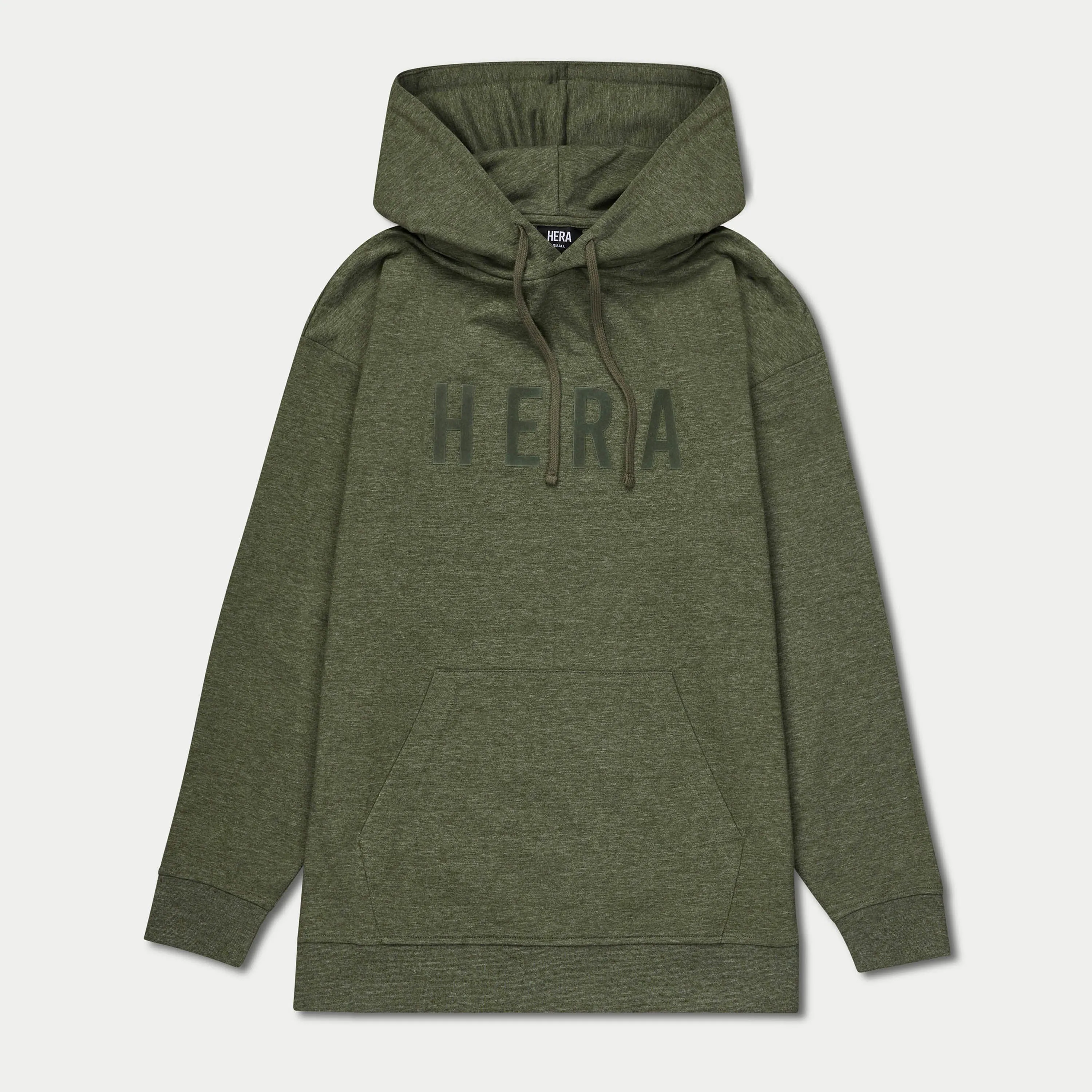 Mens Focus Lightweight Slim Fit Hoodie - Dark Khaki