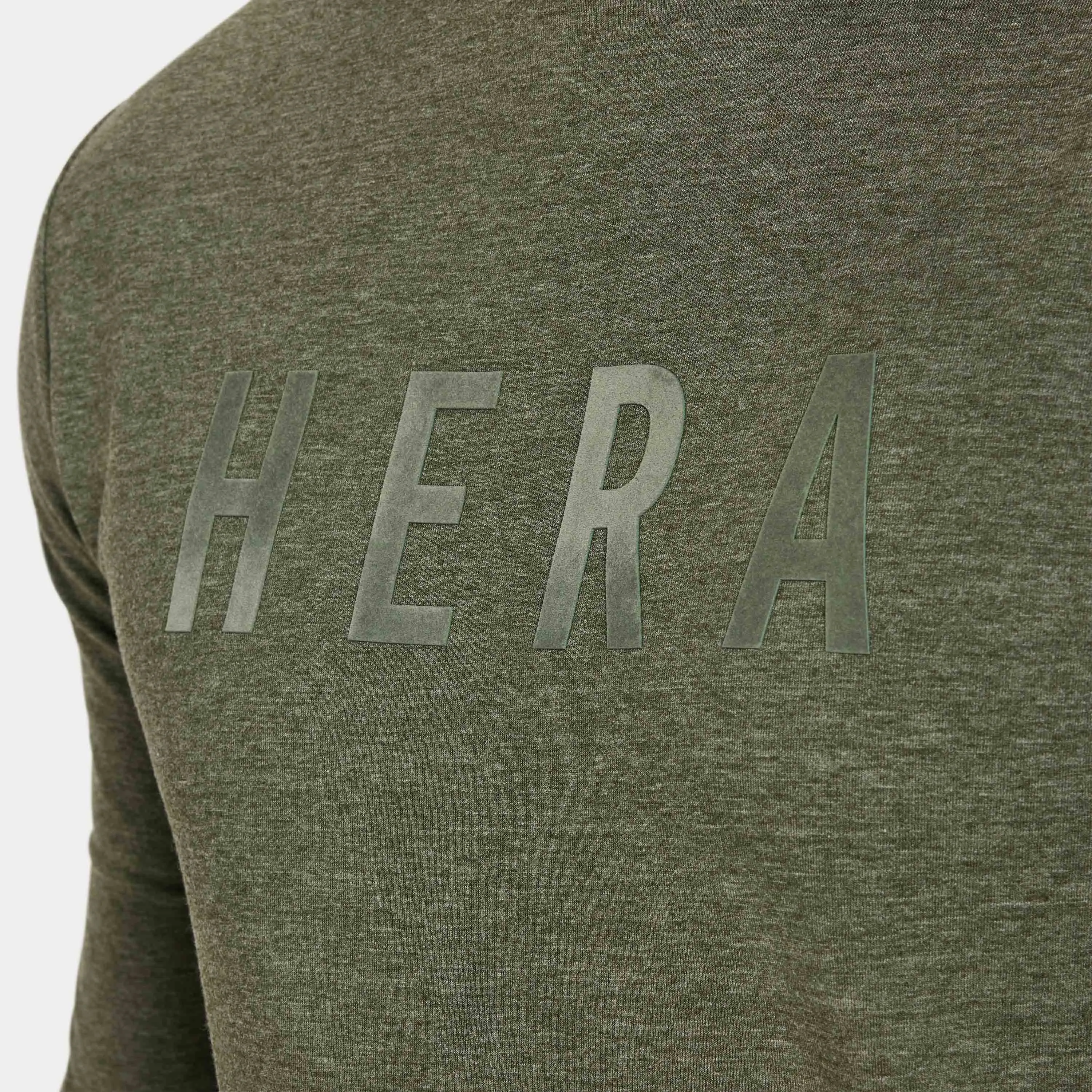 Mens Focus Lightweight Slim Fit Hoodie - Dark Khaki