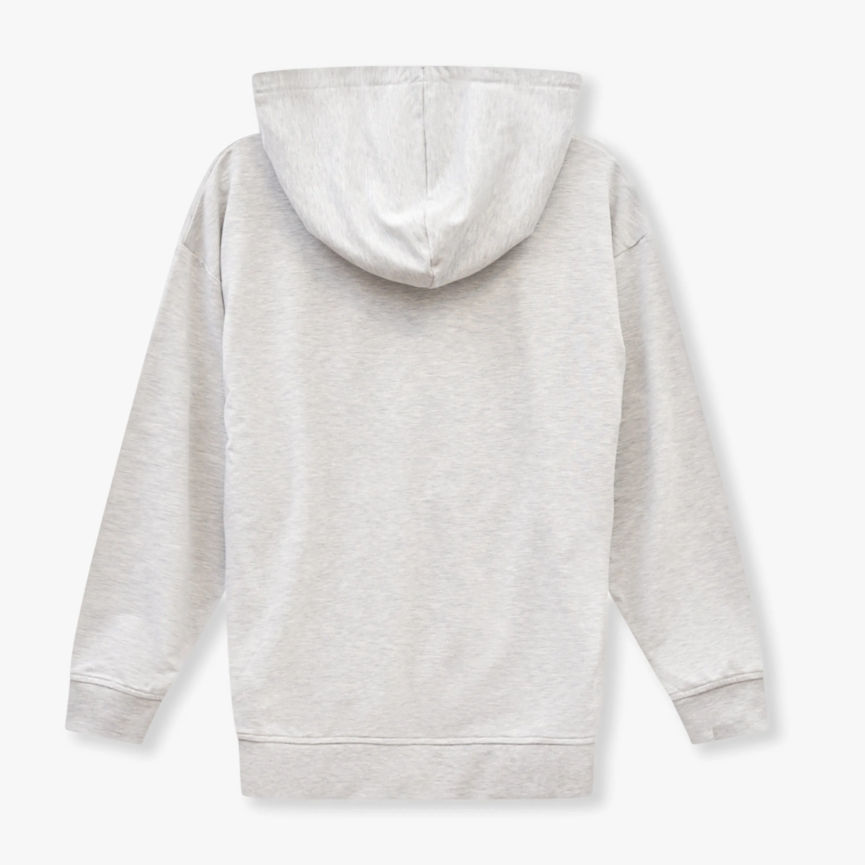 Mens Focus Lightweight Slim Fit Hoodie - Grey Marl