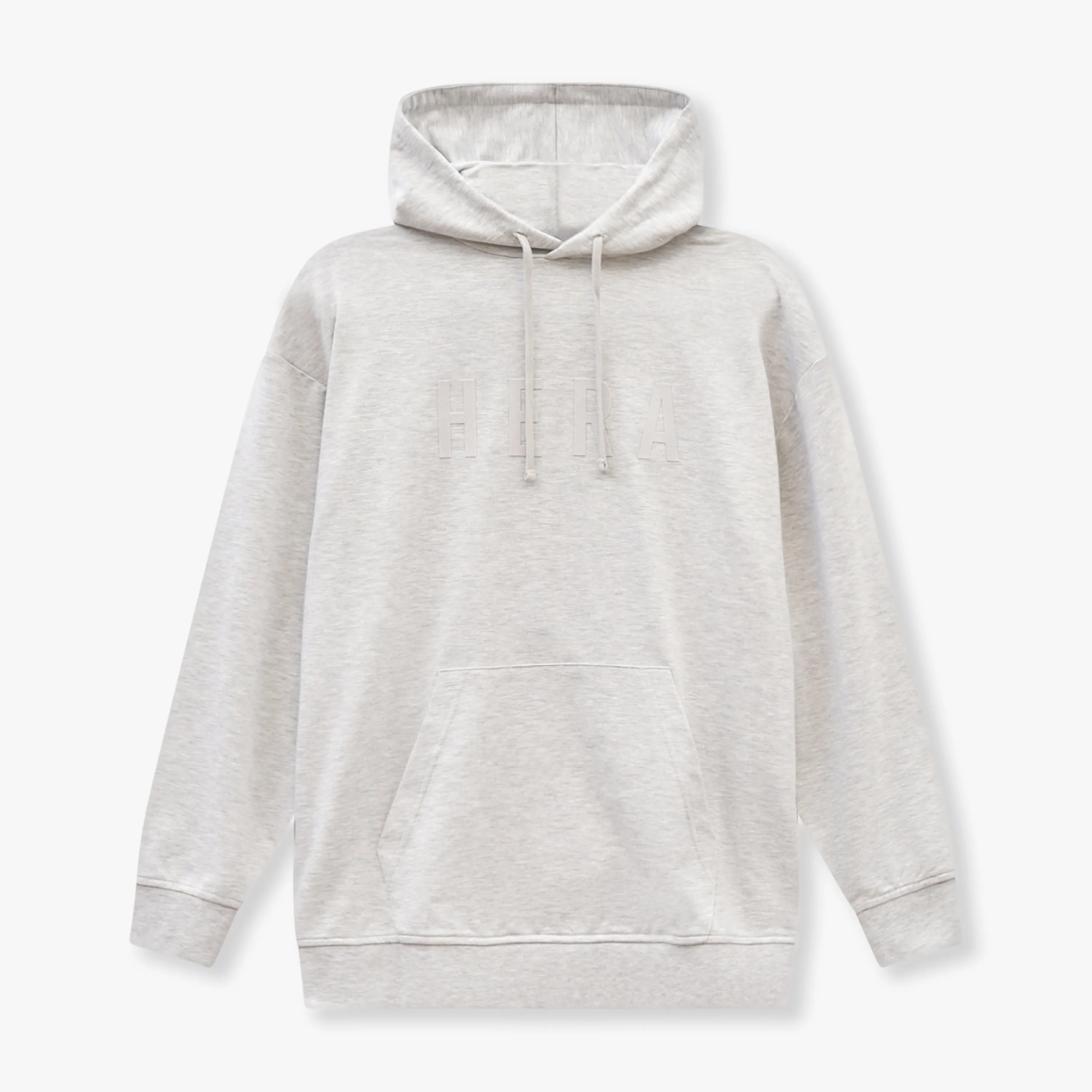 Mens Focus Lightweight Slim Fit Hoodie - Grey Marl