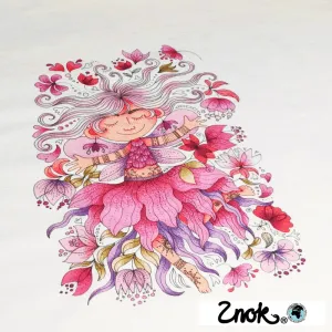 Organic Cotton Jersey - Fairy - Pink