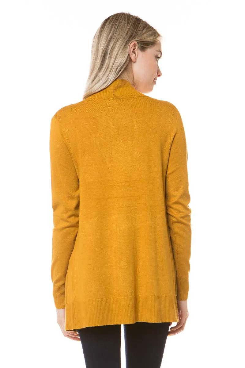Our Favorite Boyfriend Cardigan - Mustard - Final Sale