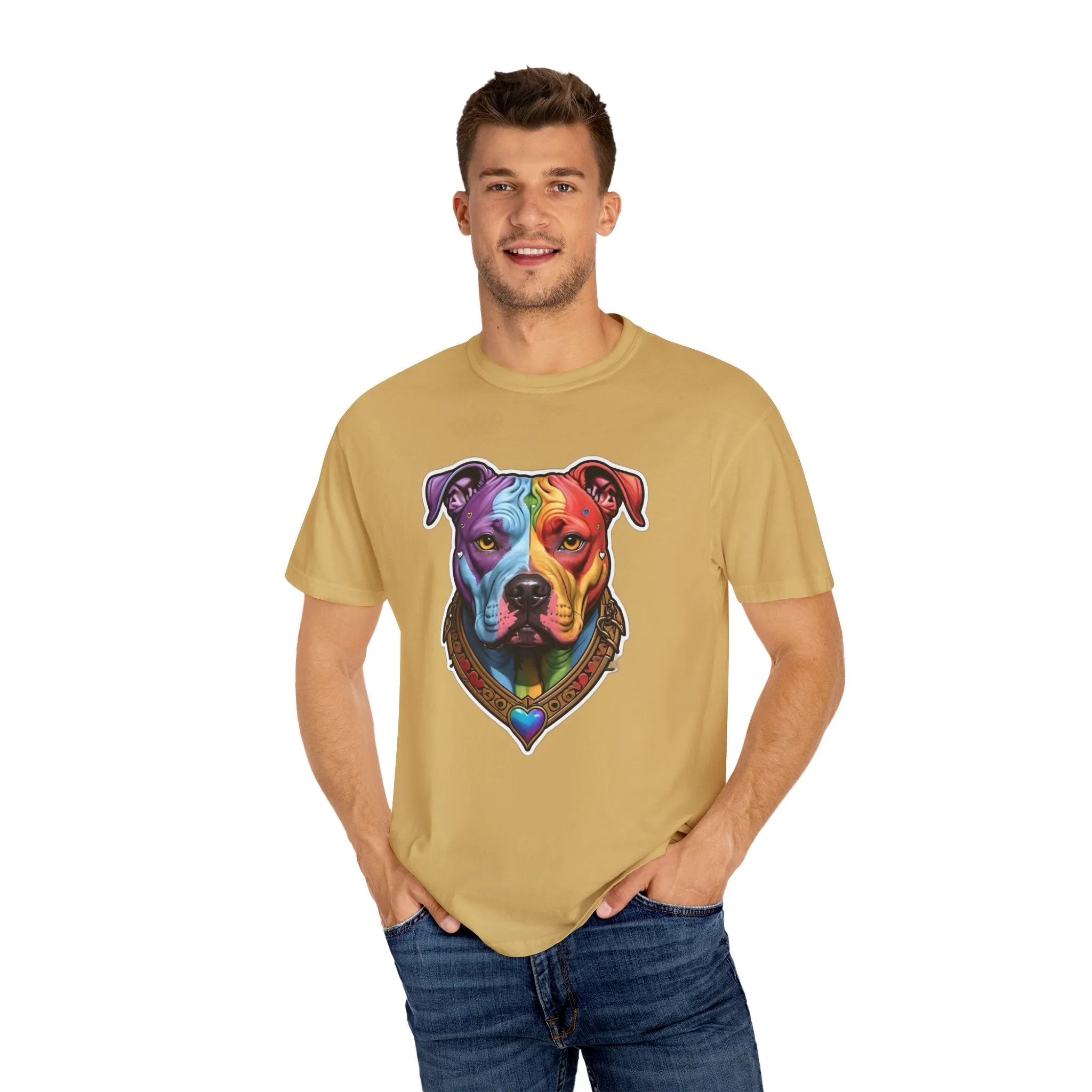 Pitbull Rainbow Head