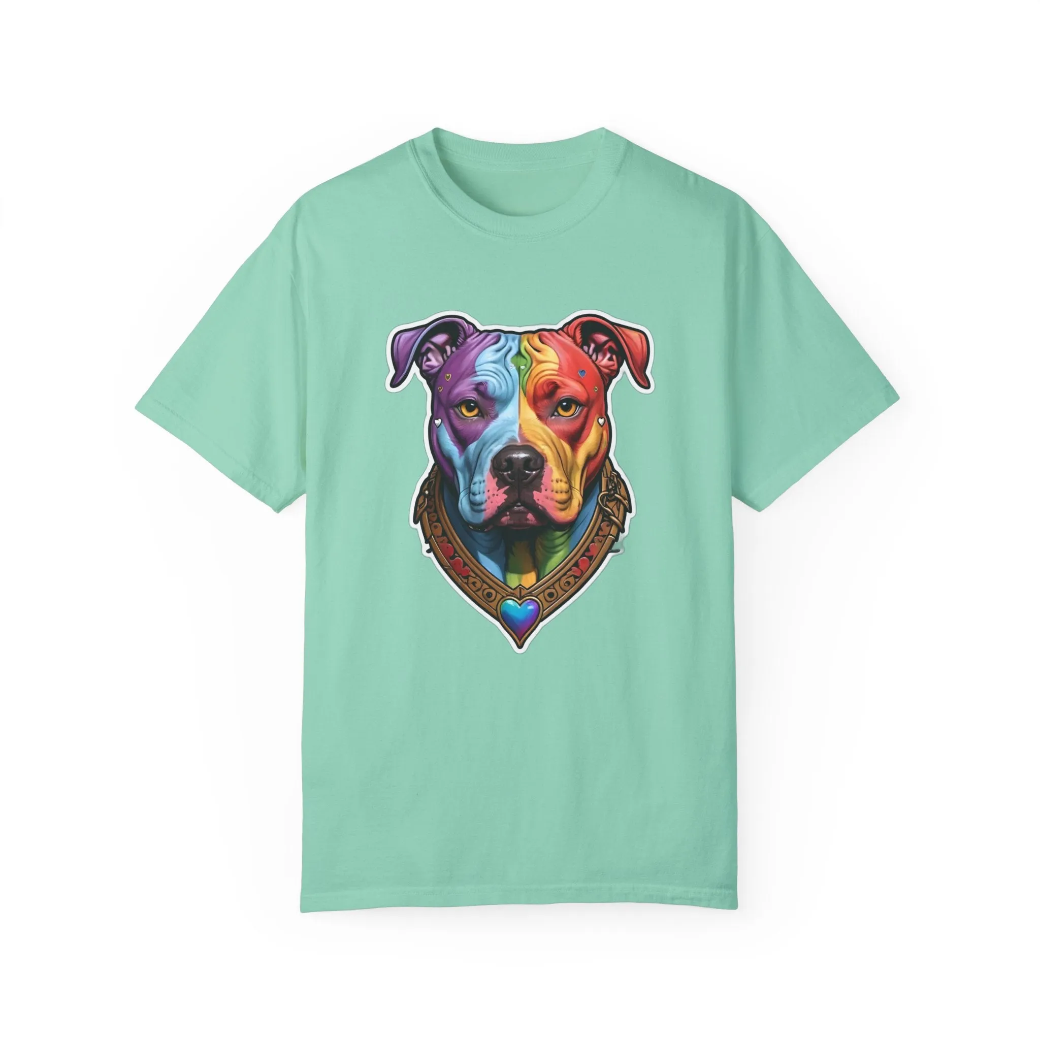 Pitbull Rainbow Head
