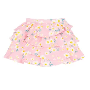 Rosy Meadow Ruffle Skort