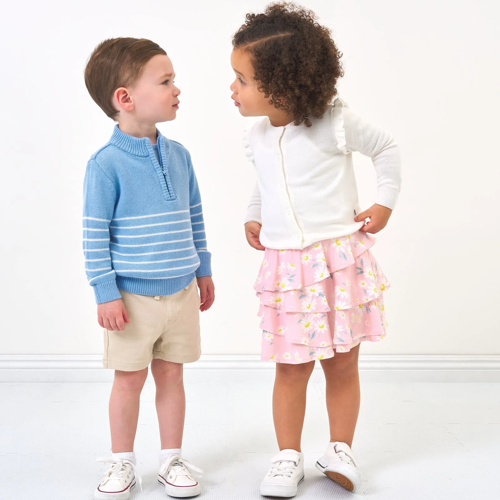 Rosy Meadow Ruffle Skort