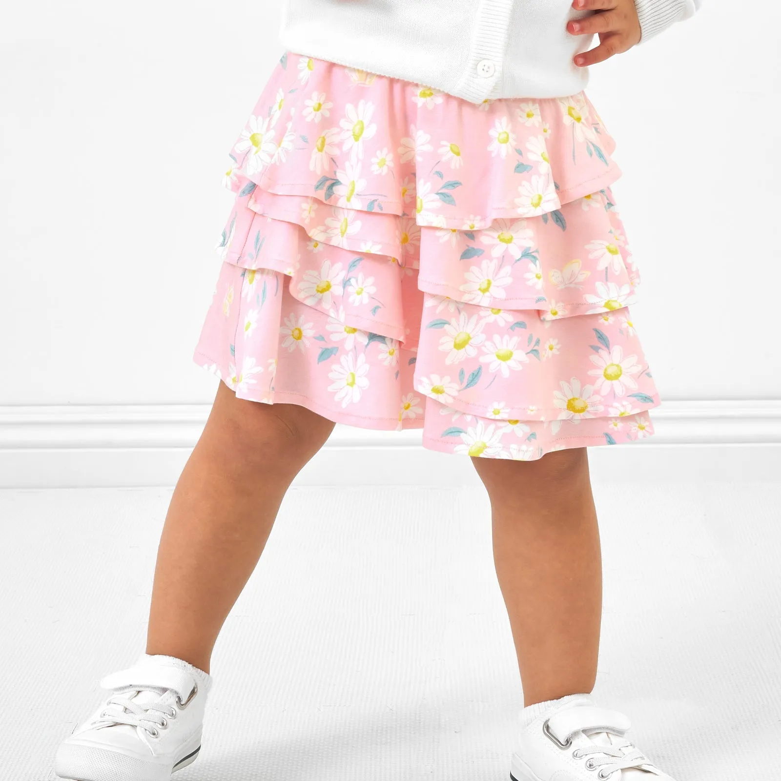 Rosy Meadow Ruffle Skort