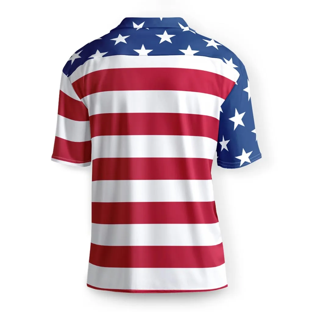 USA Flag Hawaiian Shirt