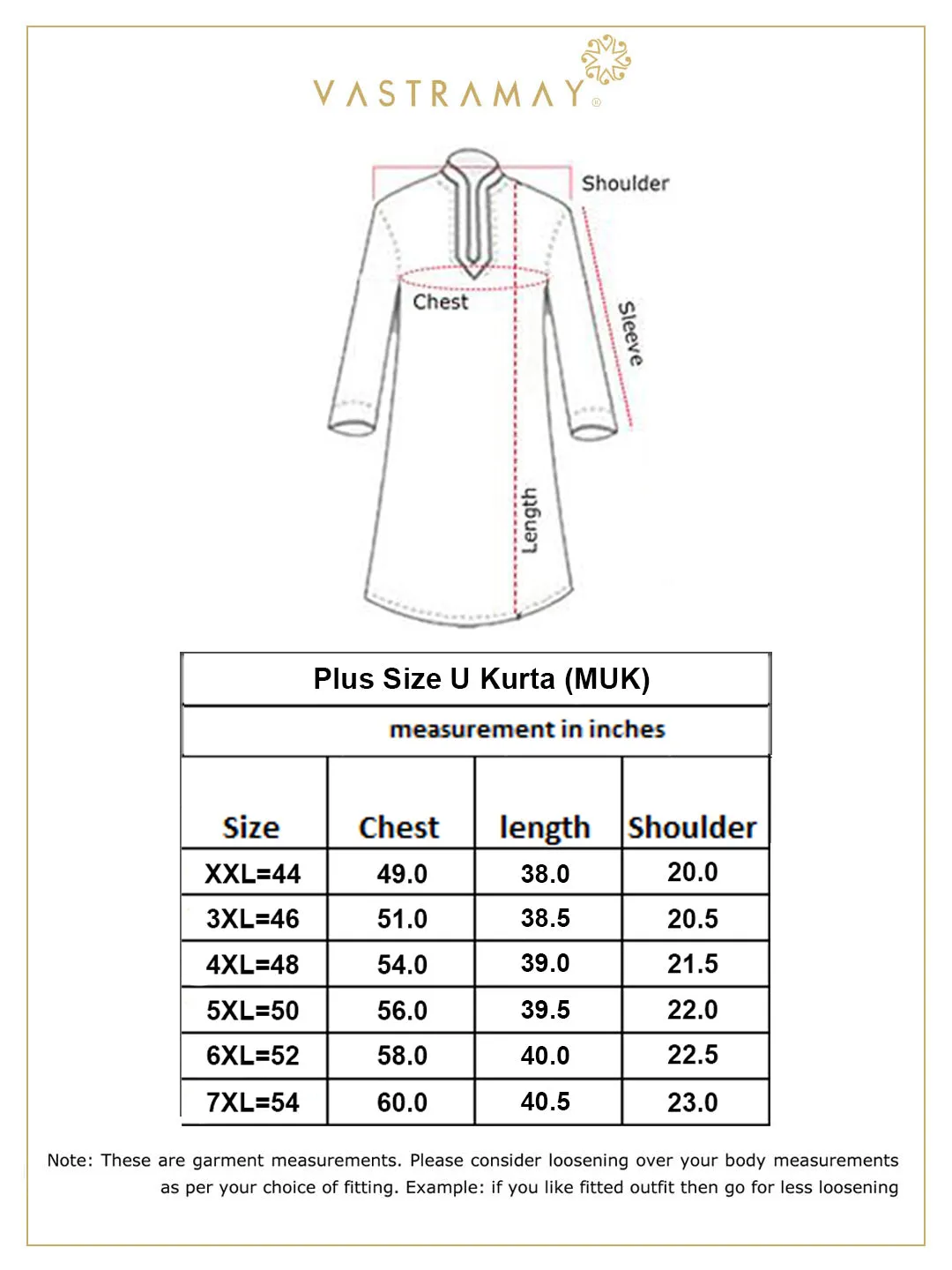 VASTRAMAY Men's Golden Silk Kurta