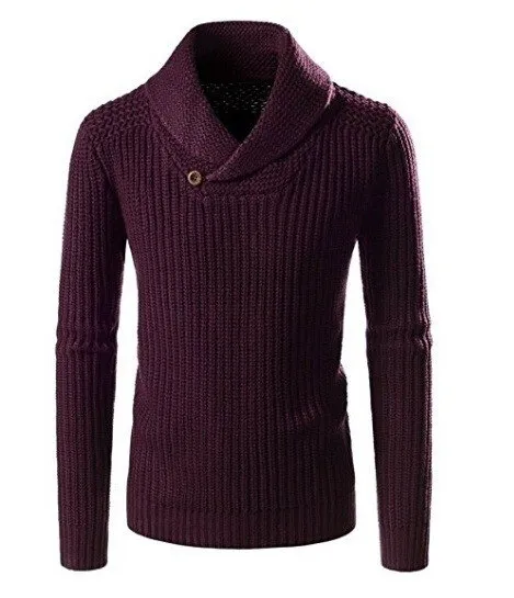 West Louis Turtleneck Pullover Button Sweater
