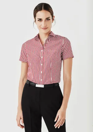 Womens Springfield Short Sleeve Shirt 43412 8 / French Navy