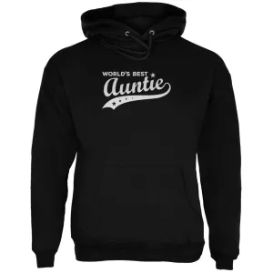 World's Best Auntie Black Adult Hoodie
